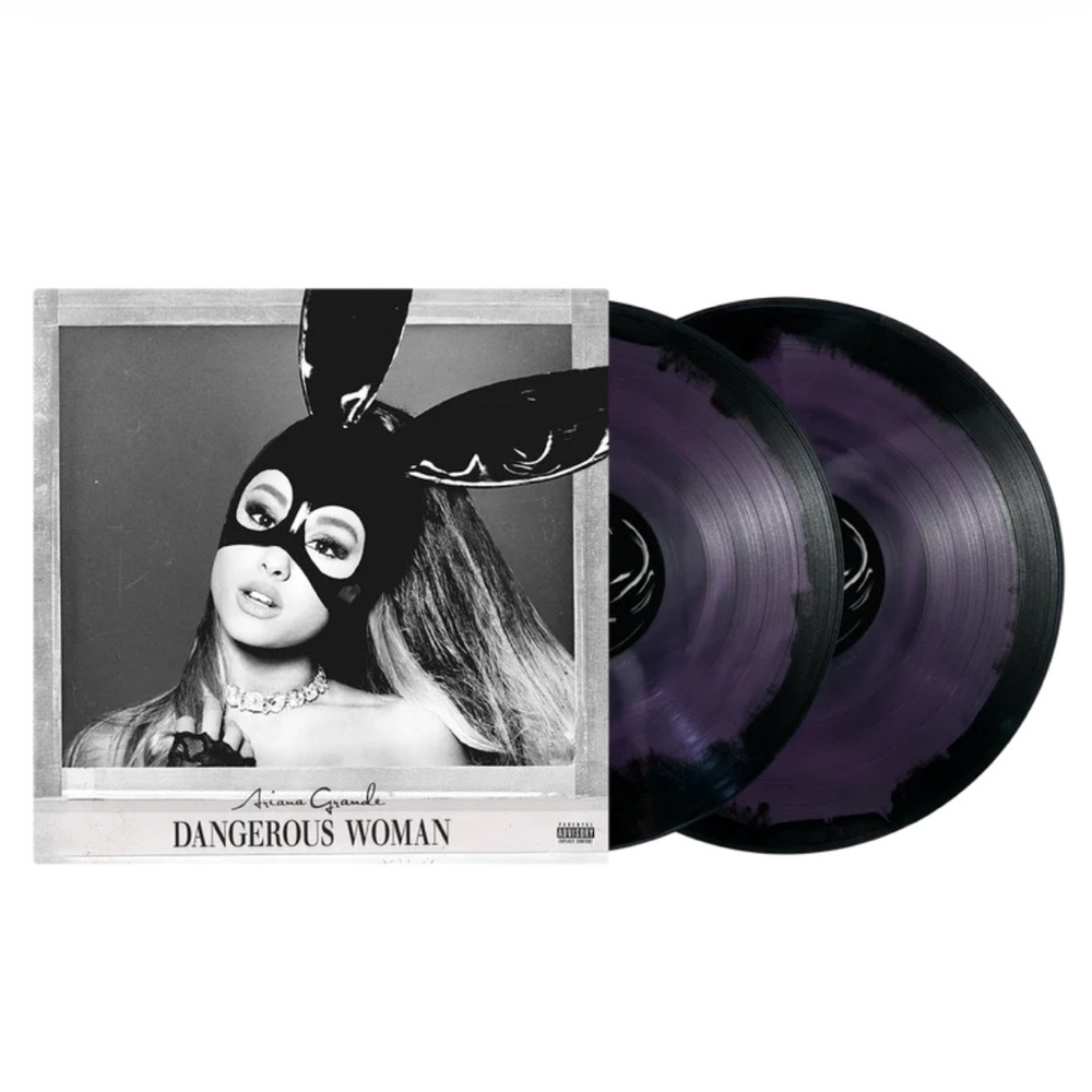 NEW Ariana Grande Dangerous Woman Purple & Black Swirl Vinyl 2LP